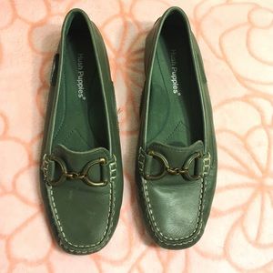 Hush Puppies ‼️🌝🍀 Leather loafers 👞 Size 8